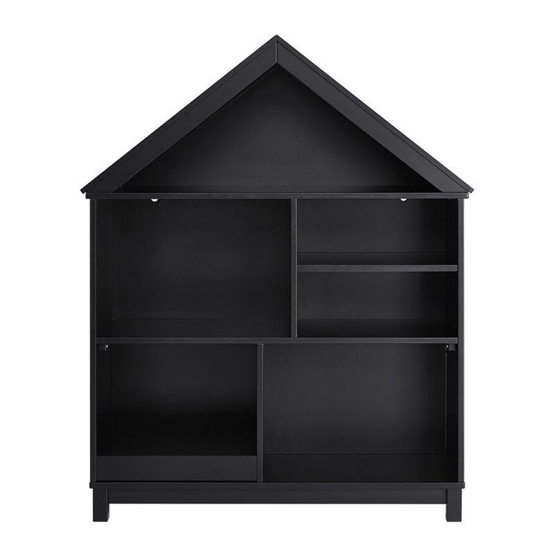 Krausgrill 114 cm H x 93 cm W Standard Bookcase, Black