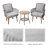 Lostwithiel 3 Piece Rattan Outdoor Patio Furniture Set