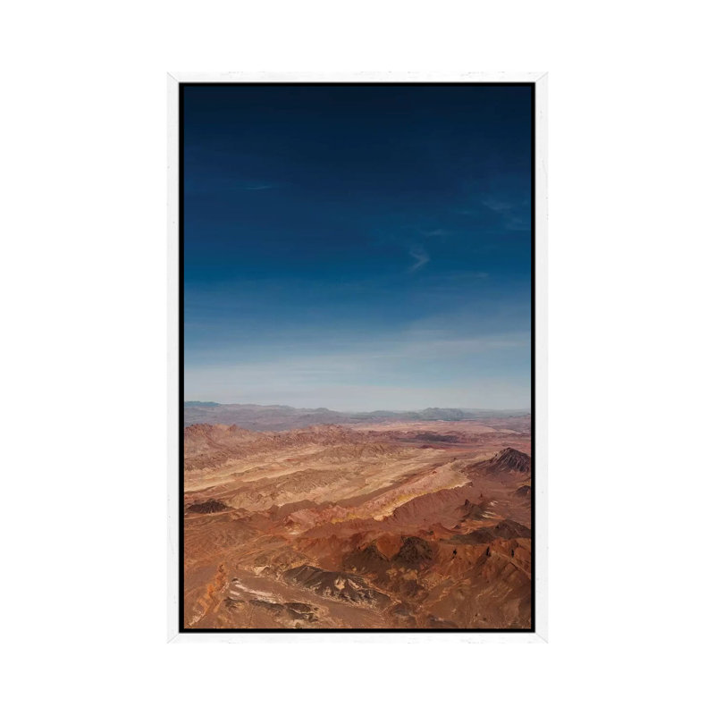 Over Nevada IV by Bethany Young - Print on Canvas, White Framed, 101.6cm H x 66.04cm W x 3.81cm D