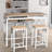 Bremer 4 - Person Four Leg Dining Set-29048383-29048379