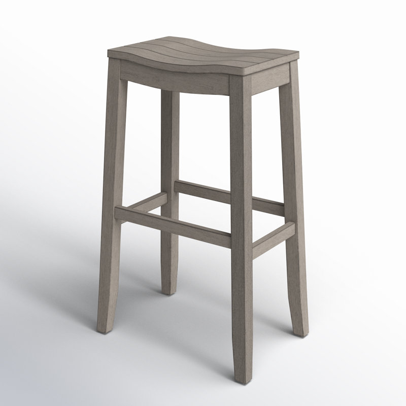 Tabouret Katwa, Tabouret de bar (siège d'une hauteur de 30 po), Gris