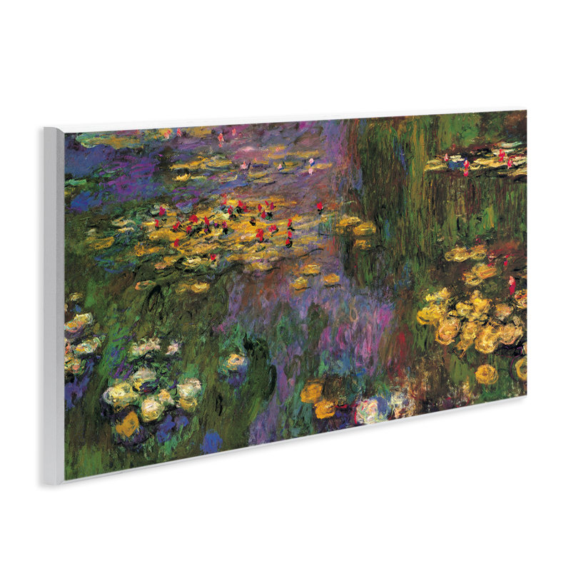 «Vibrant Traditional Peinture Water Lilies» par Claude Monet - impression d'art graphique