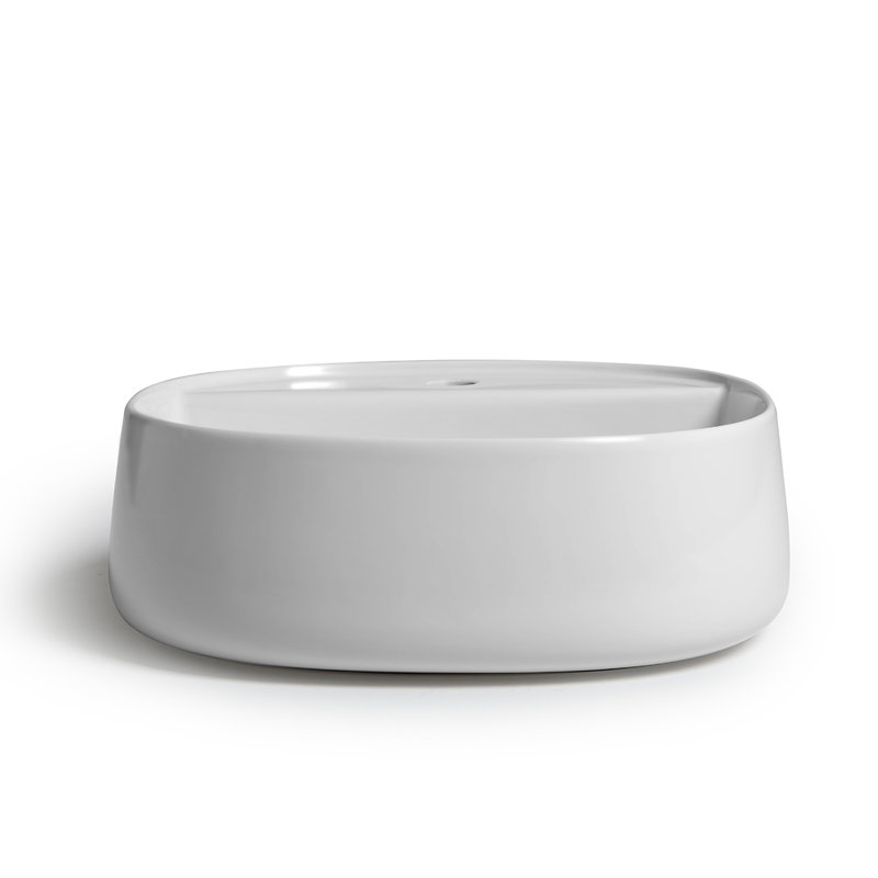 Mood 17.7'' L Bathroom Sink, Glossy White