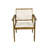 Ejnar 4-Piece Outdoor Patio Furniture Set In Solid Acacia Wood
