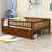 Wood Daybed with Two Drawers and Slats-209425329-209425328