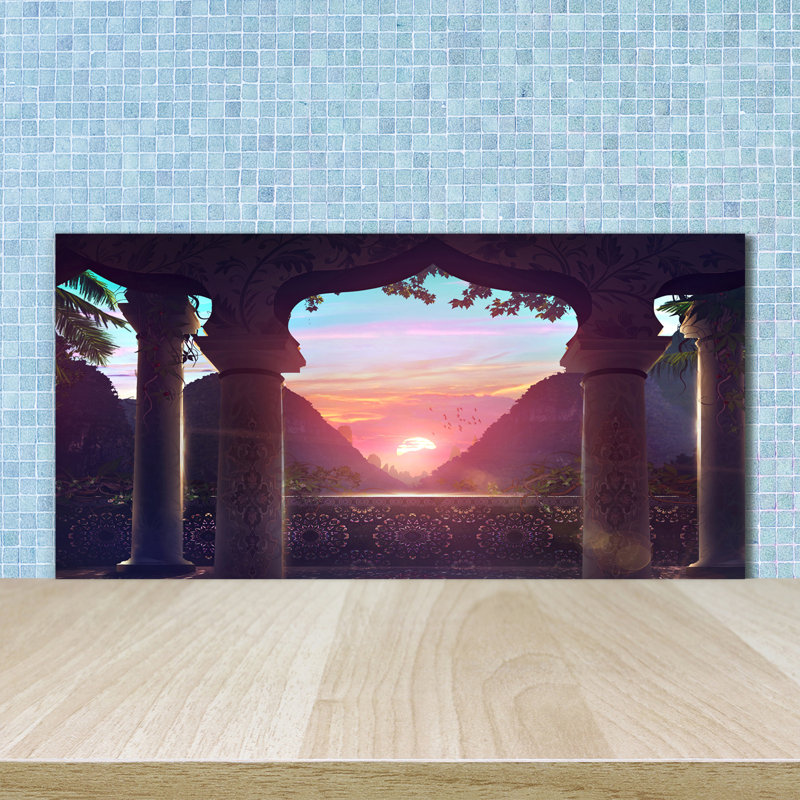 Architecture East 50cm x 100cm Glass Panel