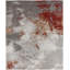 Seren Cotton Area Rug in Gray/Red/Peachy Pink-290608985