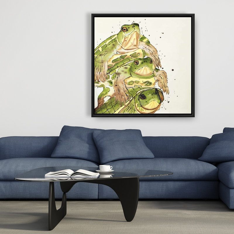 " Three Aquatic Turtles "