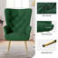 Bastoam 50Cm Wide Tufted Velvet Wingback Chair-1889222908-2114922674