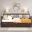 Lit de jour simple classique avec tiroirs de rangement - peu encombrant-1046575471