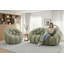 Low-Profile Boucle Brosen Sofa-782516708-744716011