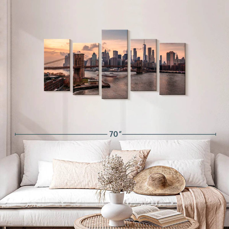 Senne Brooklyn Dusk, 24" H x 49" W