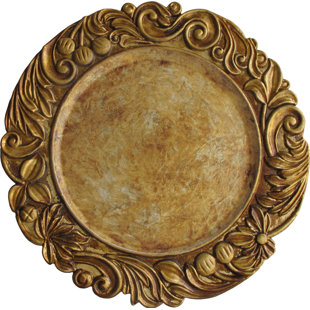 Melamine Floral Charger