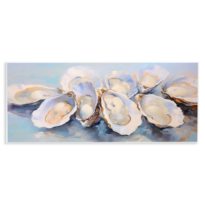  Aquatic Oyster Bunch Wall Plaque Art by Arlington Prints