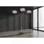 Lampe courbée de salon à arche de cristal de style moderne et luxueux 1Pc