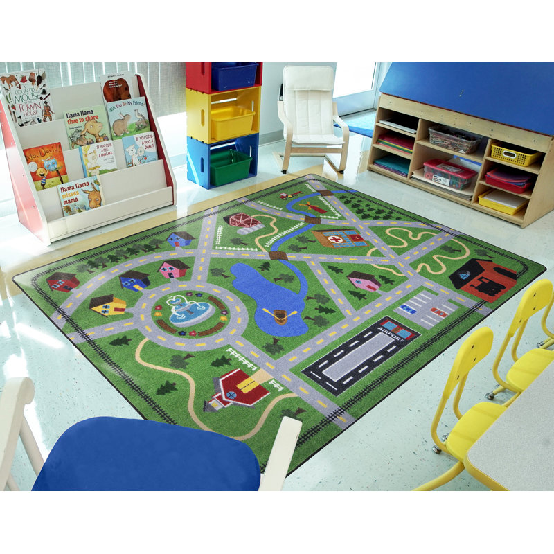 Tapis de voisinage Explorer par Joy, Rectangle 7 pi 8 po x 10 pi 9 po