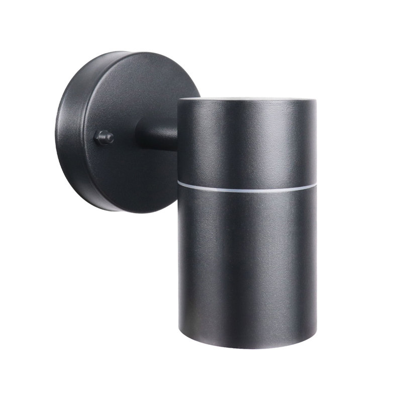 2 - Bulb Outdoor Sconce, Matte Black