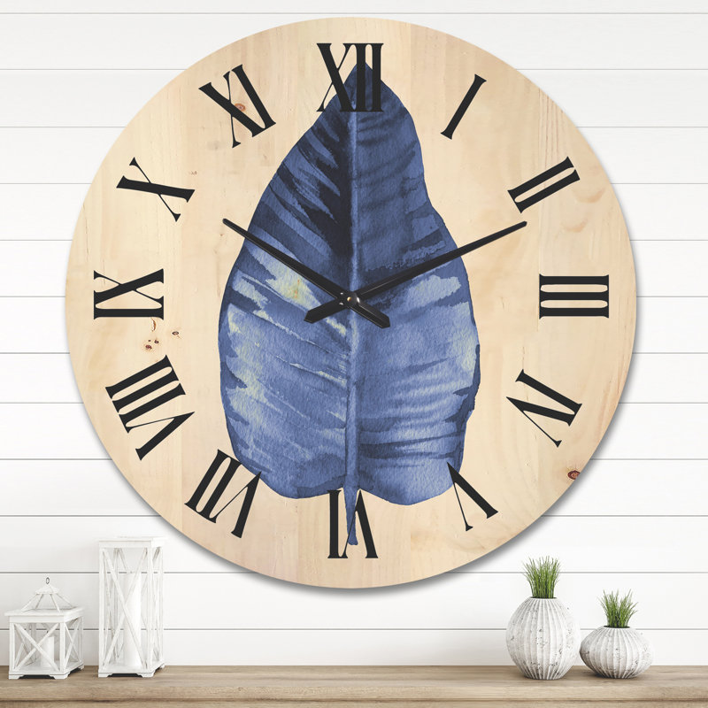 Horloge murale feuille, Très grand