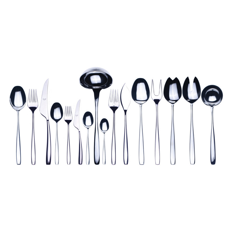 Ensemble de couverts Avanguardia - 126 pièces - Acier inoxydable, Argent argent