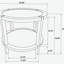 Table de bout Isbell