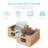 Aguta 2 16in Woven Water Hyacinth Pantry Baskets w/ Chalkboard Label, Chalk Marker-1567270350