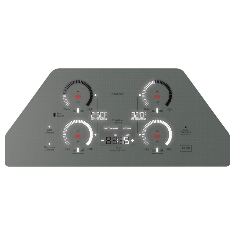 Café 30" Electric Cooktop with 4 Elements, Stainless Steel
