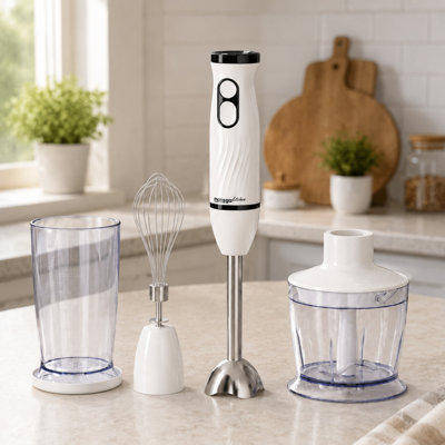 500W Corded Hand Blender, Electric Stick Blender for Kitchen with Accessories