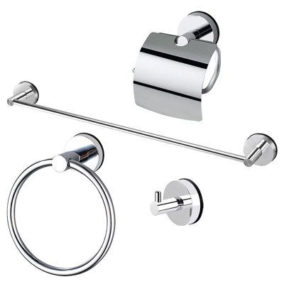 Cara 4 - Piece Bathroom Hardware Set