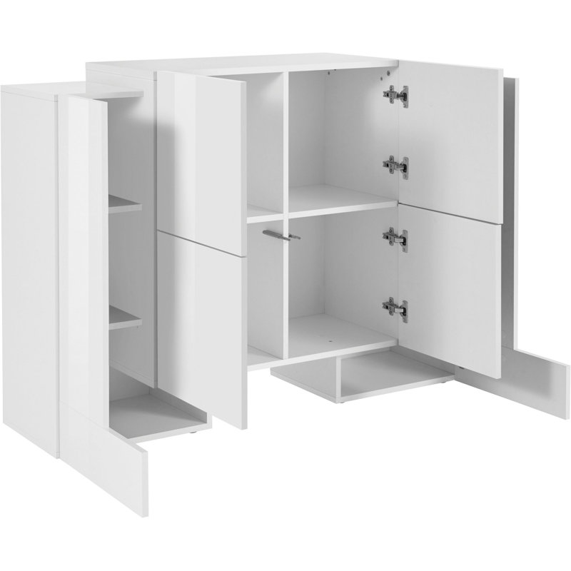 Meadowlands 130 Cm Wide Sideboard, White