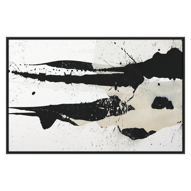 " Bone 7 " by Hoang, Van, 23" H x 35" W, Black
