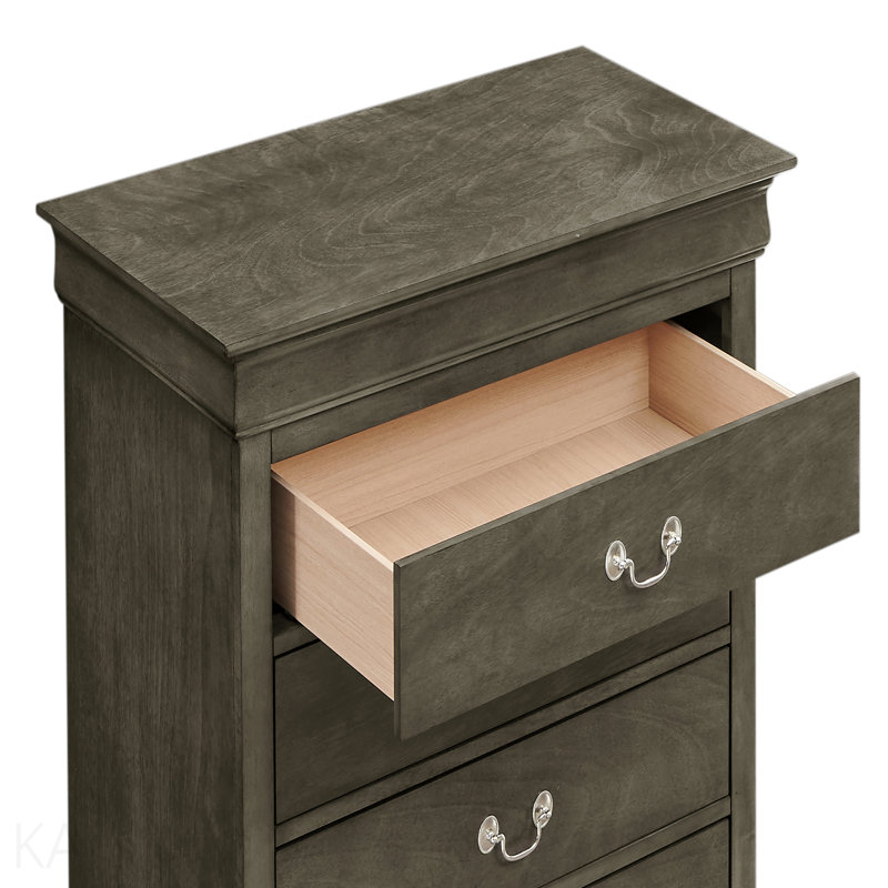 Coffre de rangement gris, Gris