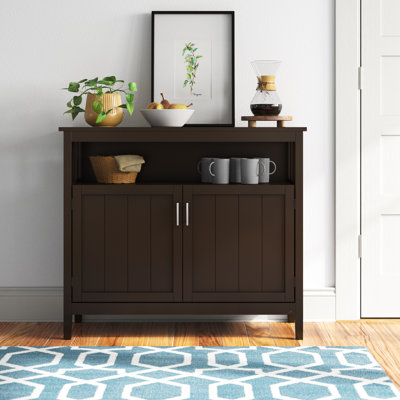 Ashalina Sideboard Buffet Server Cupboard Storage Cabinet Adjustable Shelf