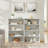 Adjustable 8-Layer CD DVD Storage Cabinet With Detachable Design, Multifunctional Bookcase For Home And Office Organization-1940811587