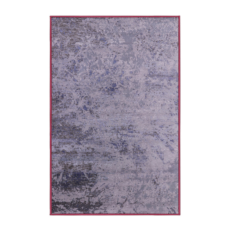 Tapis mauve / gris Burchinal, Rectangle 7 pi x 10 pi
