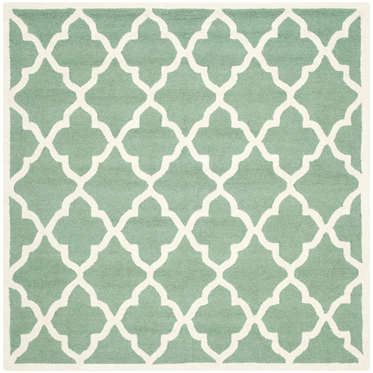 Roan Trellis Wool Hand Woven Area Rug