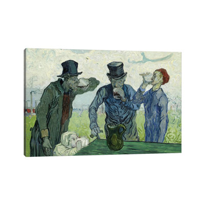 The Drinkers, 1890 by Vincent Van Gogh - Wrapped Canvas Painting