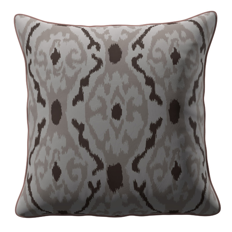 Coussin d'intérieur en coton, Café au lait