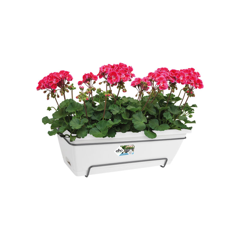Barcelona Railing Planter, White