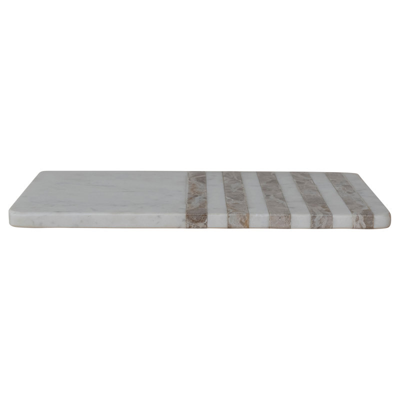 Marble Cheese Serving Board With Stripes