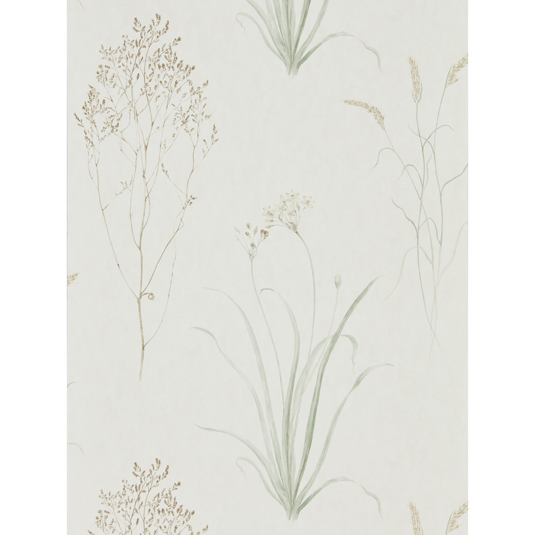 Tapete 10,05 m x 68,6 cm Farne Grasses