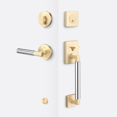 Poignée Roma avec garniture Aspra et poignée lisse