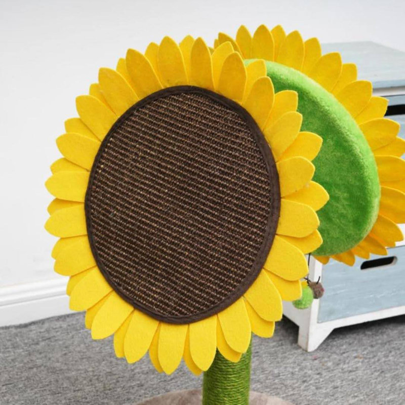 25.5" Double Sunflower Scratching Post