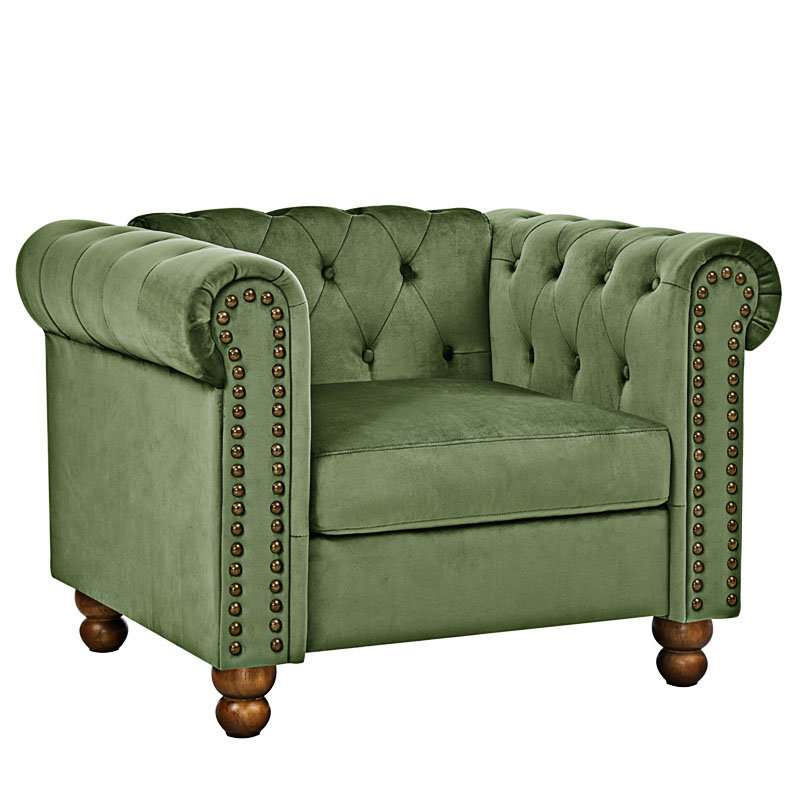 Charlton Home?? Domonica Modern Upholstered Sofa Arm Chair Accent Chair For Living Room | Wayfair