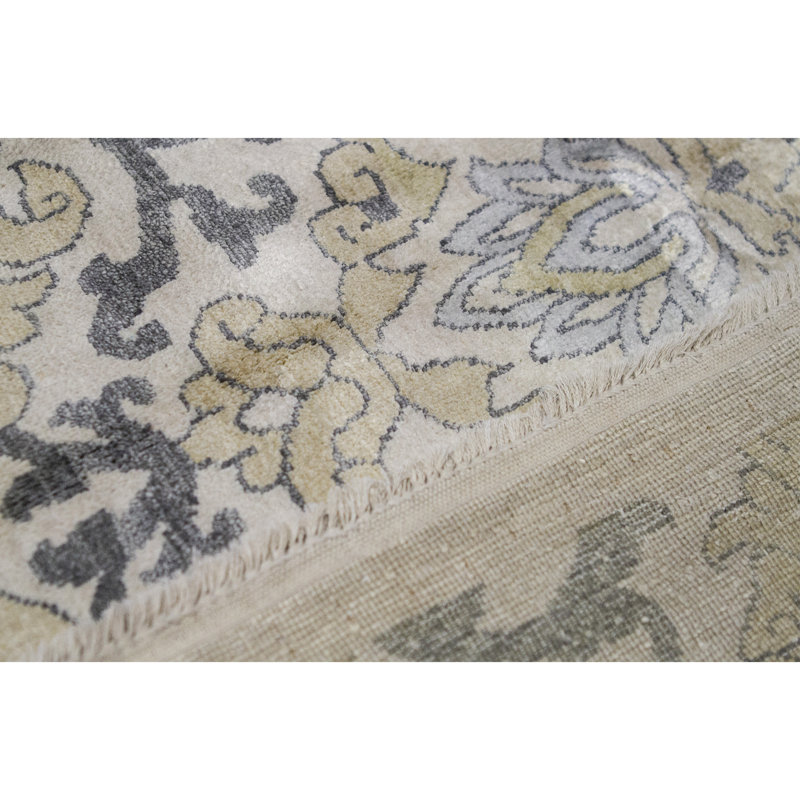 Silk Damask Area Rug