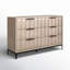 Aldwell Pine Modern 6-Drawer Storage Dresser-81087665
