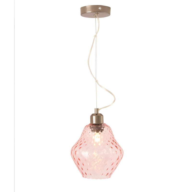Grayvik 1 - Light Single Pendant, Rose Pink, Pink
