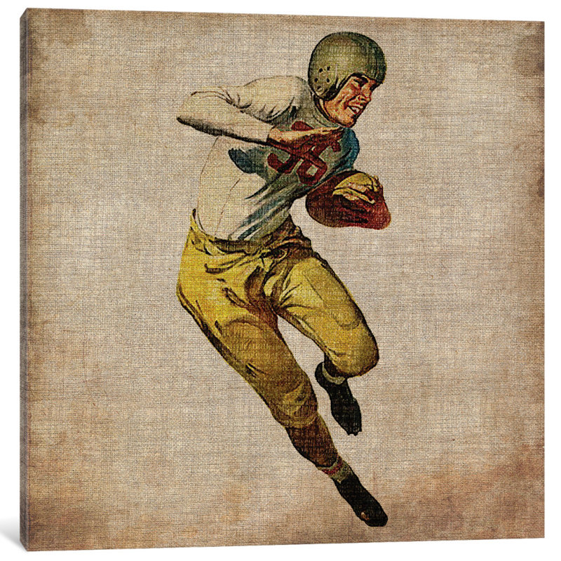 « rétro sports iii », impression sur toile, H 37 po x l 37 po x P 1,5 po