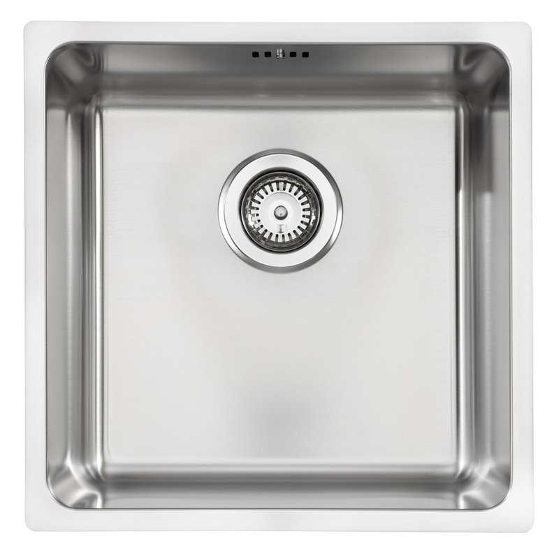 Abode Designs 440mm W Single Bowl Stainless Steel Kitchen Sink 0