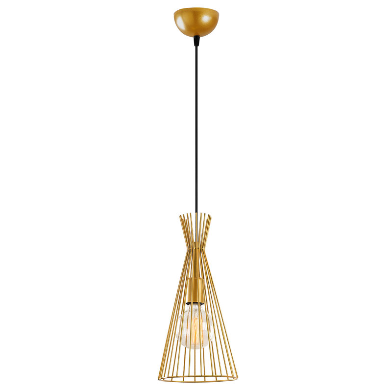 Luminaire suspendu conique 1 lumière Zaidon