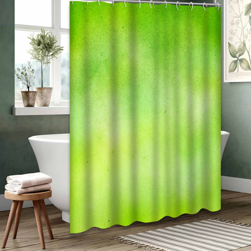 Rideau de douche transparent transparent, rideaux de douche pour la salle de bain avec 12 crochets, 72" L x 78" W